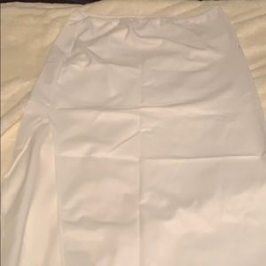 Long slip for wedding dress